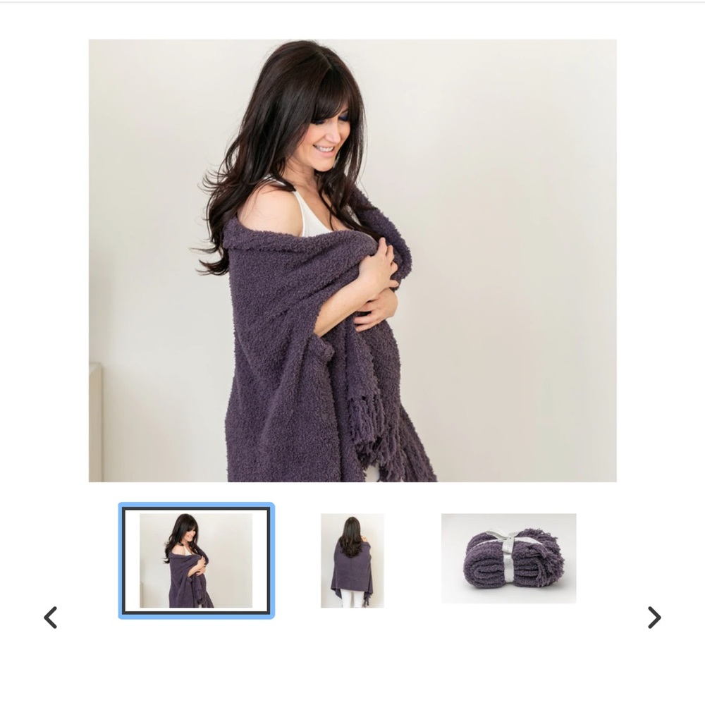 REDUCED!!! - Luxury pashmina with arm holes. Free beauty goodies with purchase! - Picture 4 of 8